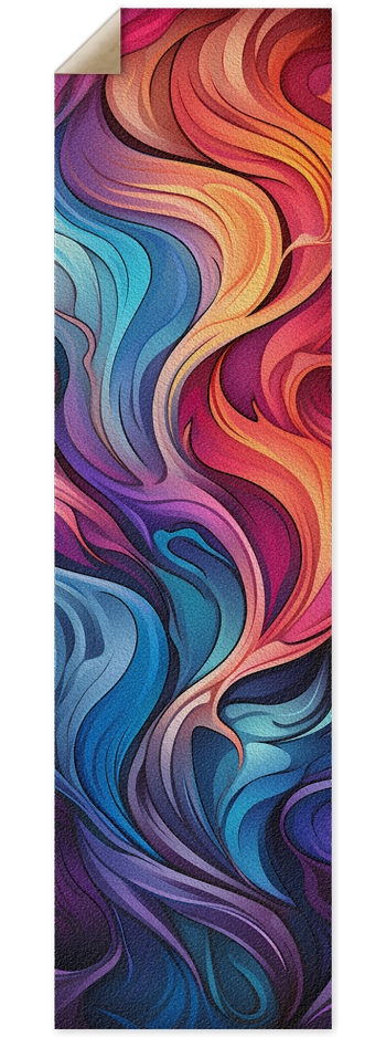 Rainbow Swirl Custom Griptape