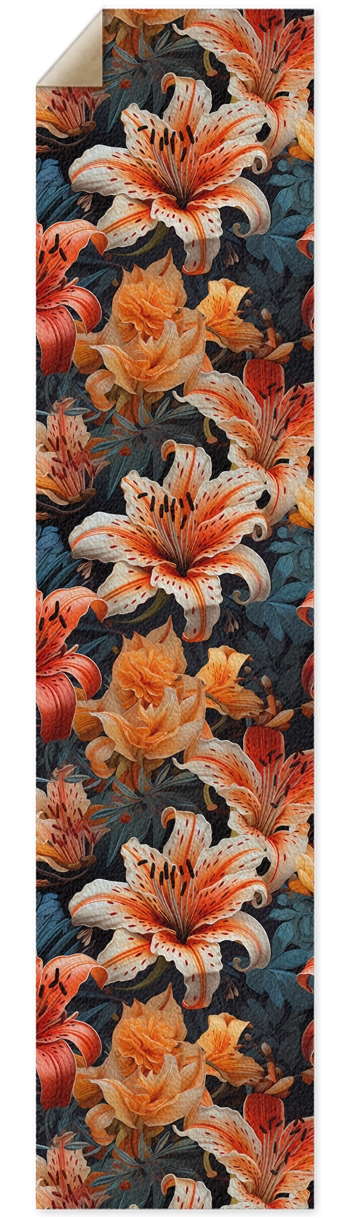 Tiger Lily Custom Longboard Griptape