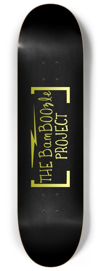 Bamboozle Project Gold Logo Deck - 8.25