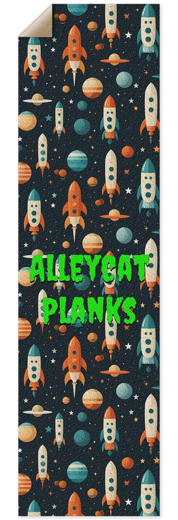 Alleycat Planks Retro Rocket Custom Griptape