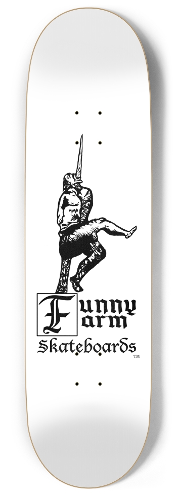 Impaled Guy Logo - 9" x 34"