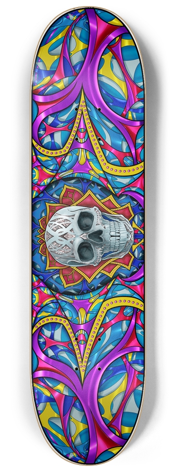 Blitz Skull Horizontal Design 8.25” x 32”