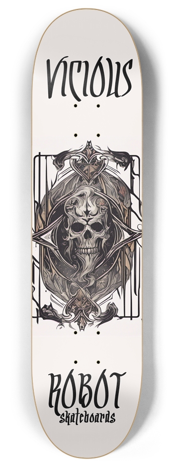 V/R Skateboards - Skull ~ Custom Skateboard