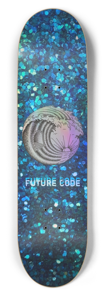 Be Water - Holographic W 8.5 x L 32.75”