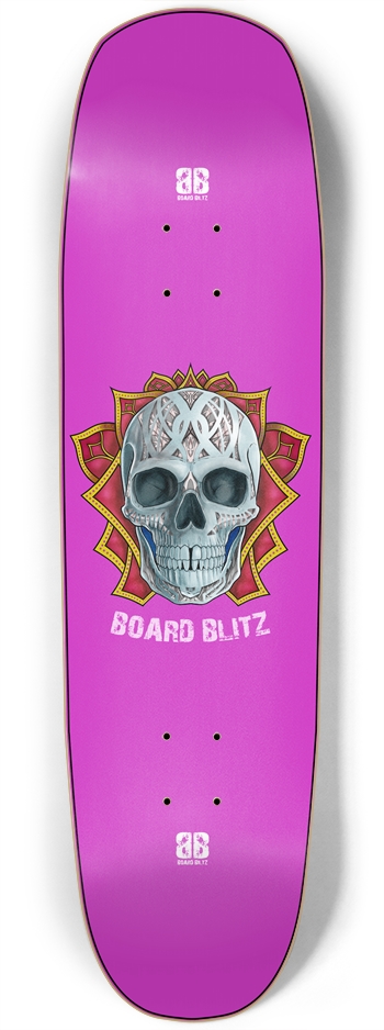 Skull Head Purple SN 9.75" x33.25" Deck