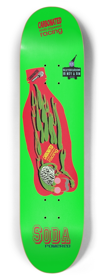 Bottle Racer Glow Deck 7.87 x 31.75