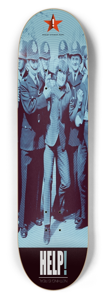 HELP! (Nothing Is Real) 8.5" Custom Popsicle Deck