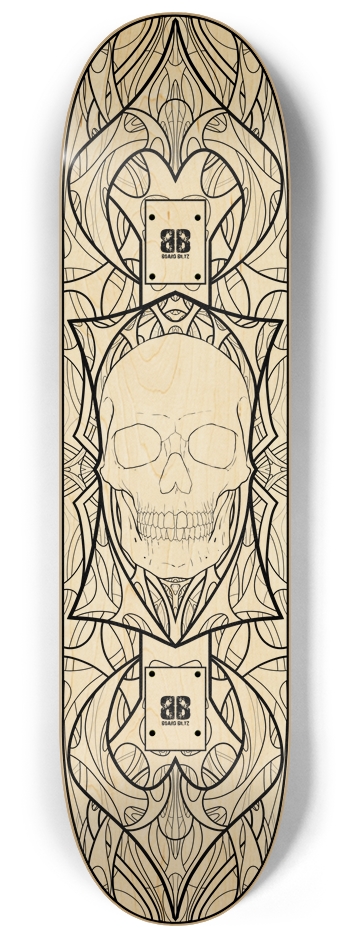 Skull Design 03. Blank 8.25” x 32”