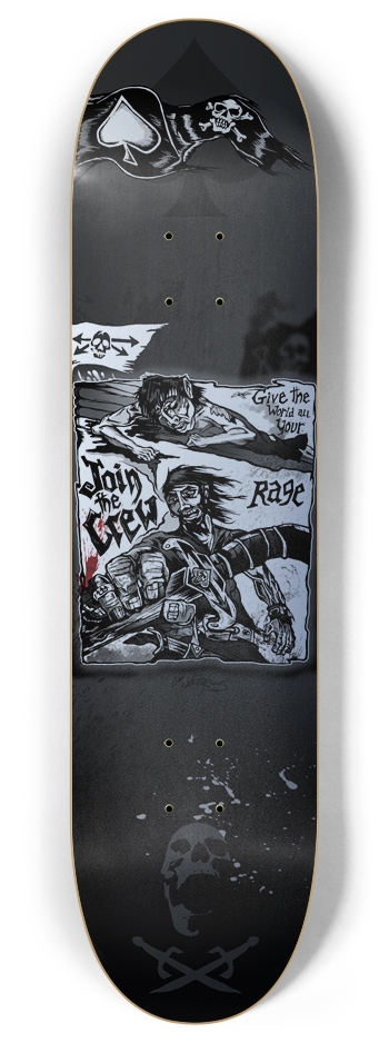 PIRATE CREW Custom Skateboard