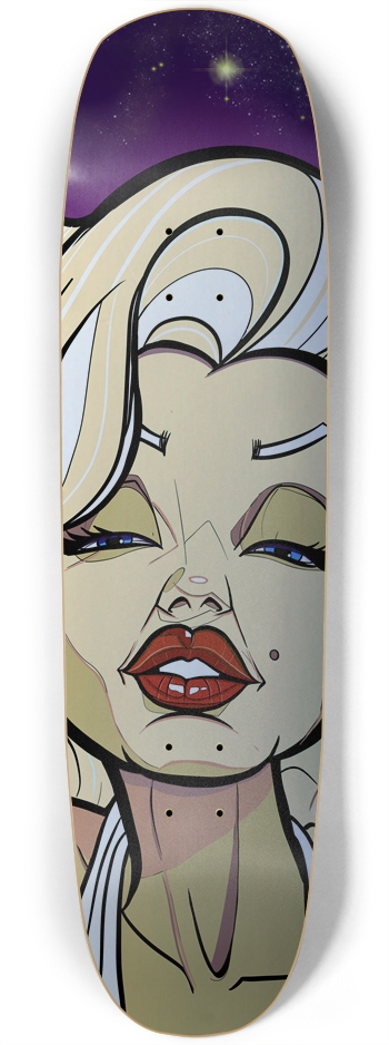 Norma Jean Custom Skateboard
