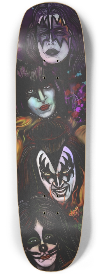 Kiss Me Custom Skateboard