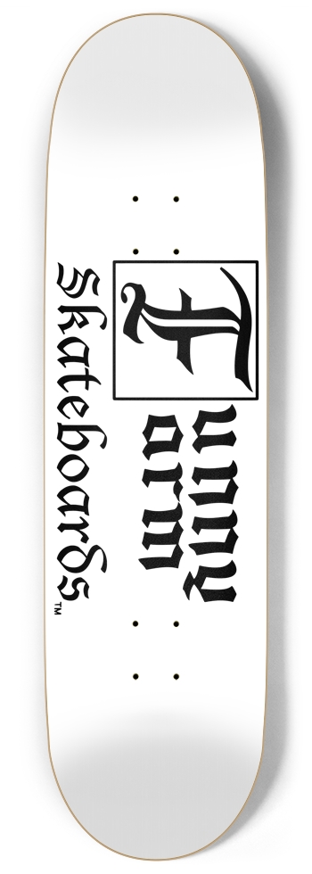 Funny Farm Skateboards Logo - 9" x 34" 