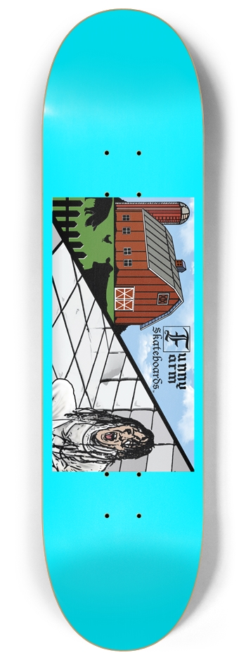 Farm Asylum - 8.25" x 32.25" - Turquoise 