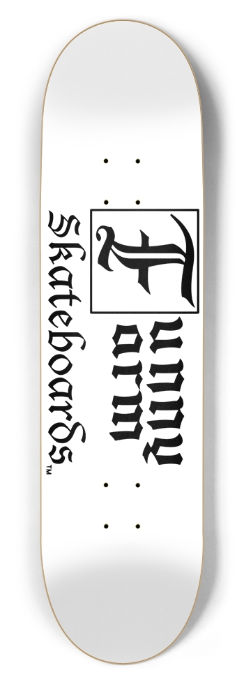 Funny Farm Skateboards Logo - 8.5" x 33" 