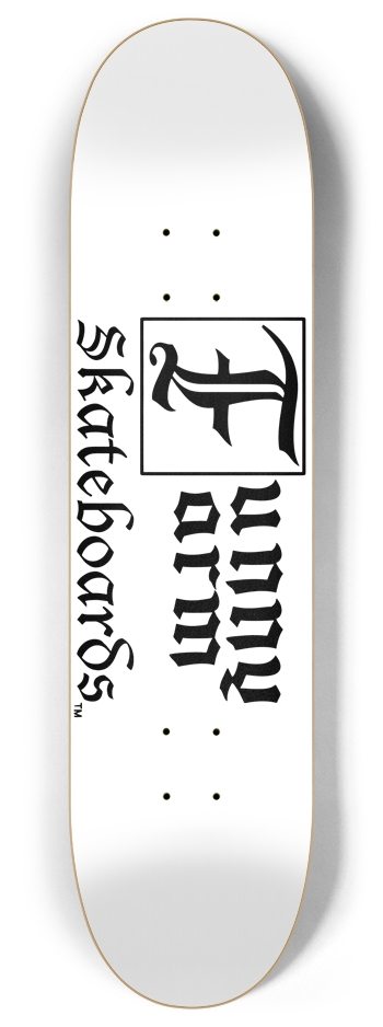 Funny Farm Skateboards Logo - 8.0" x 32"