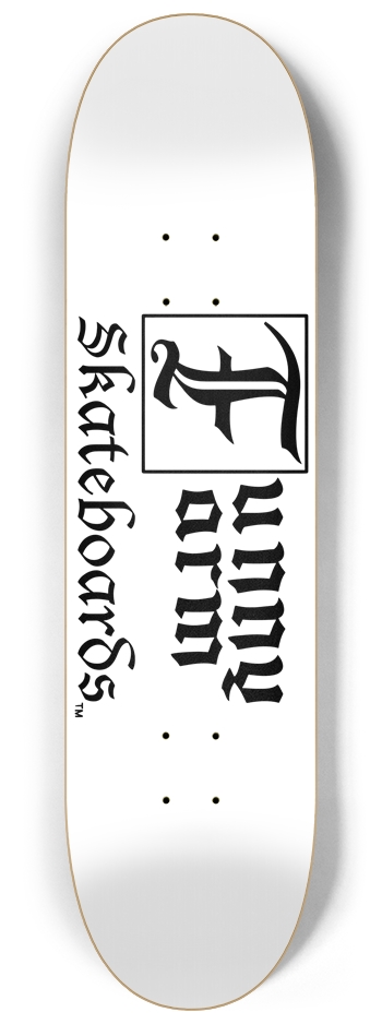Funny Farm Skateboards Logo - 8.25" x 32.25" 