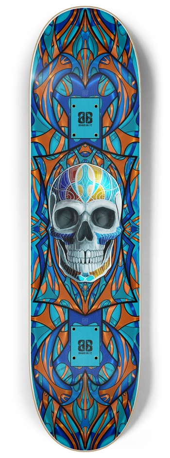 Blitz Skull No. 3 8.25” x 32”