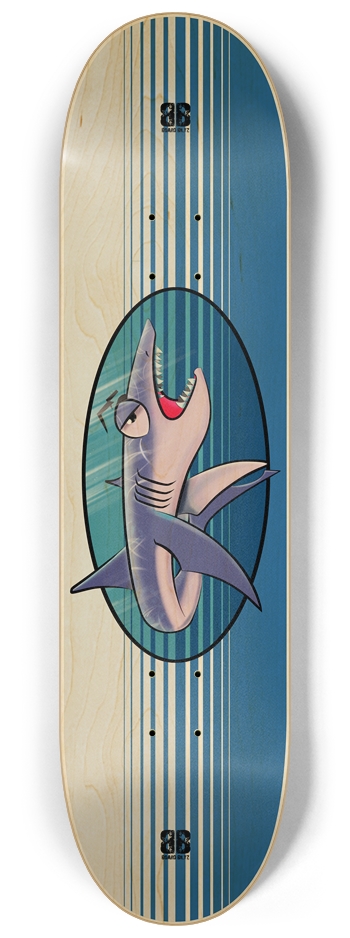 Blue Shark TeeBoo (Natural) 8.25" x 32" Deck