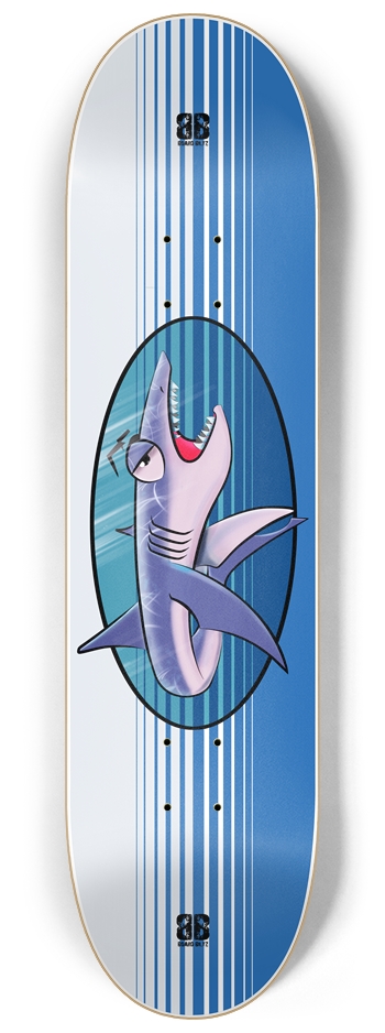 Blue Shark TeeBoo 8.25" x 32" Deck