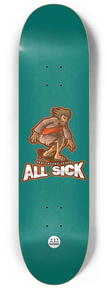 Skateboard Jesus All Sick New Mexico Sayings Custo