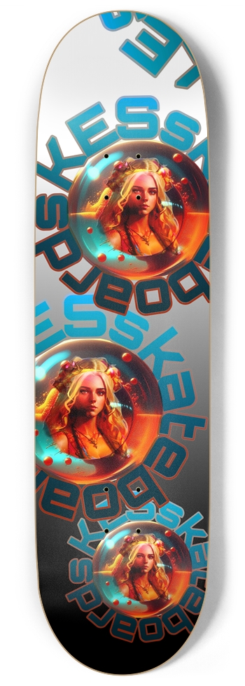 Bomb in a bubble 9 Inch Skateboard