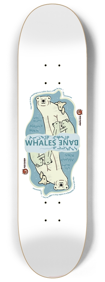 Whale's Bane Red Panda Skateboards Deck