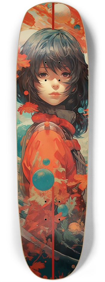 Vintage Manga Art 8 3/4 Skateboard 
