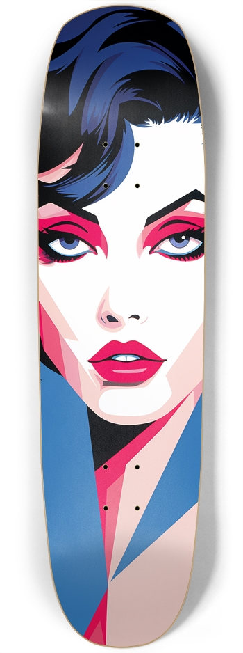80s Pop-Art 8 3/4 Skateboard