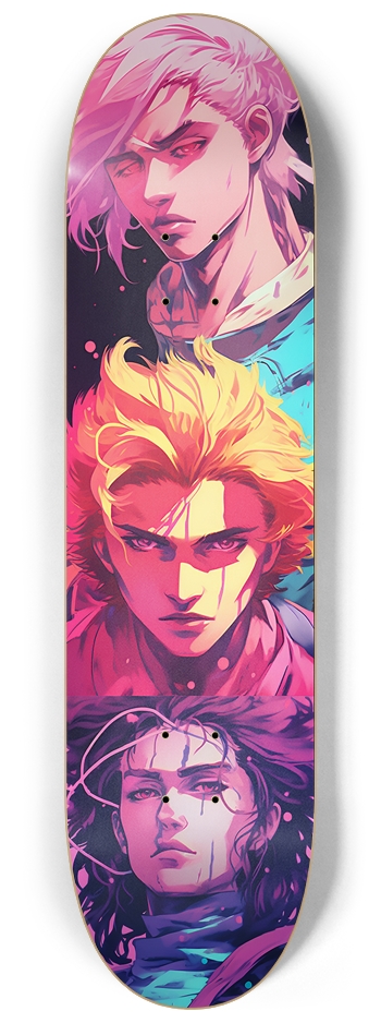 90s Style Anime 8 1/4 Skateboard