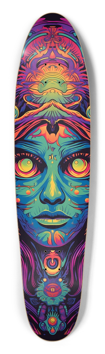 Psychedelic Goddess Longboard