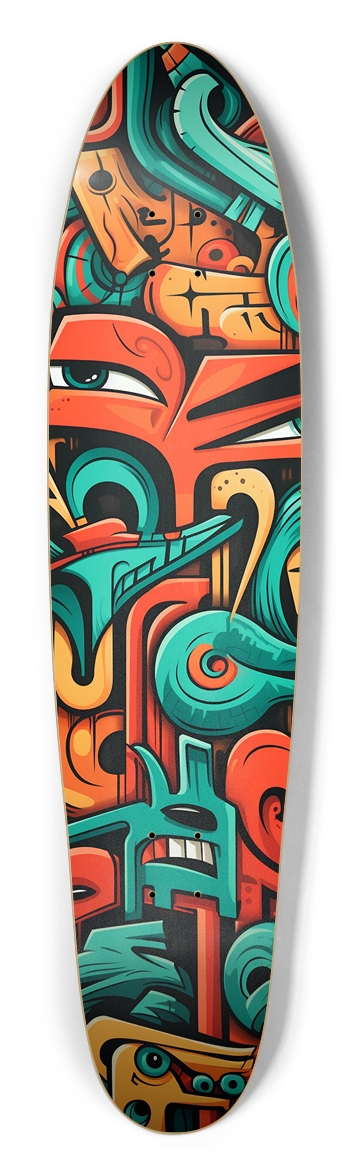 Graffiti Longboard