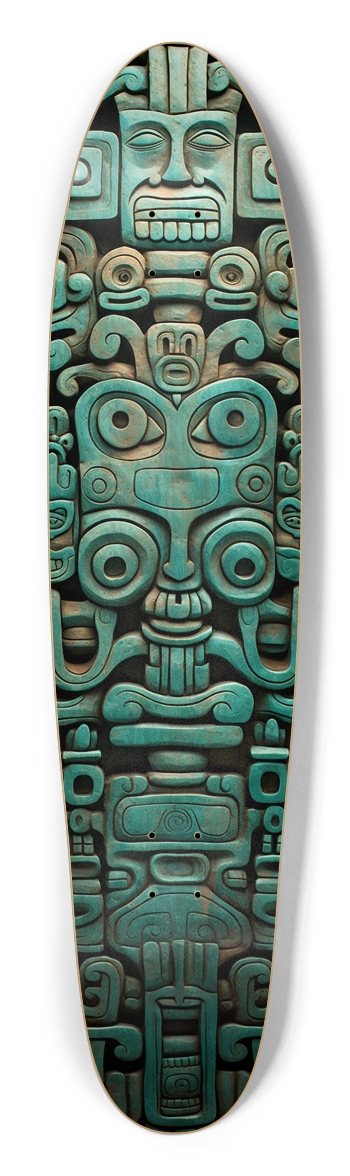 Mayan Pattern Longboard