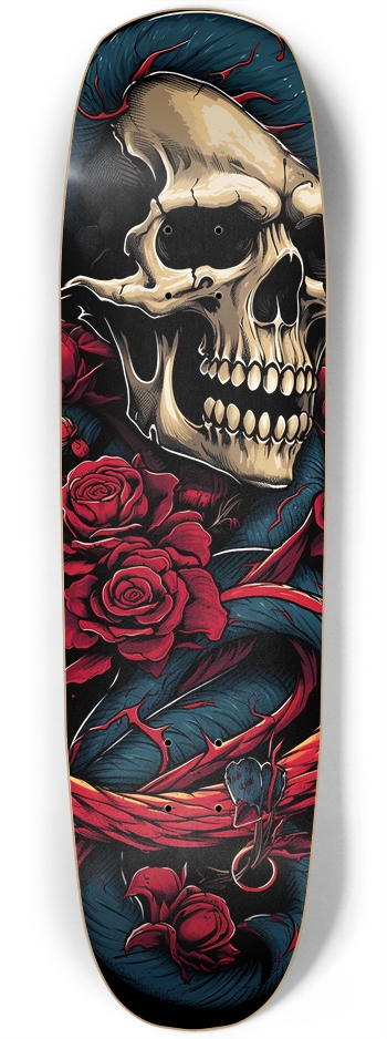 Snake Skull 8 3/4 Skateboard