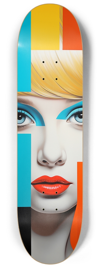Colorful Girl 8 1/4 Skateboard