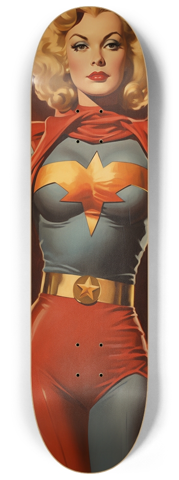 Comic Book Superhero Woman 8 1/4 Skateboard