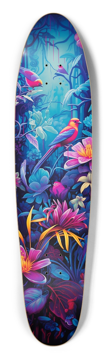 Neon Jungle Longboard
