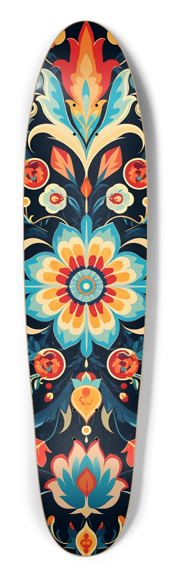 Bohemian Pattern Longboard