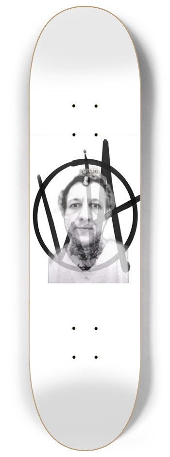Custom Skateboard Wilsonart logo with creator