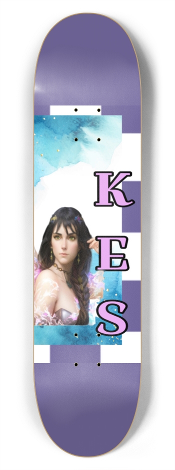 The fire 7-3/4 Skateboard Deck 