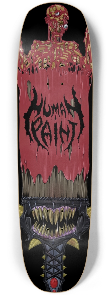 Human Paint Custom Skateboard