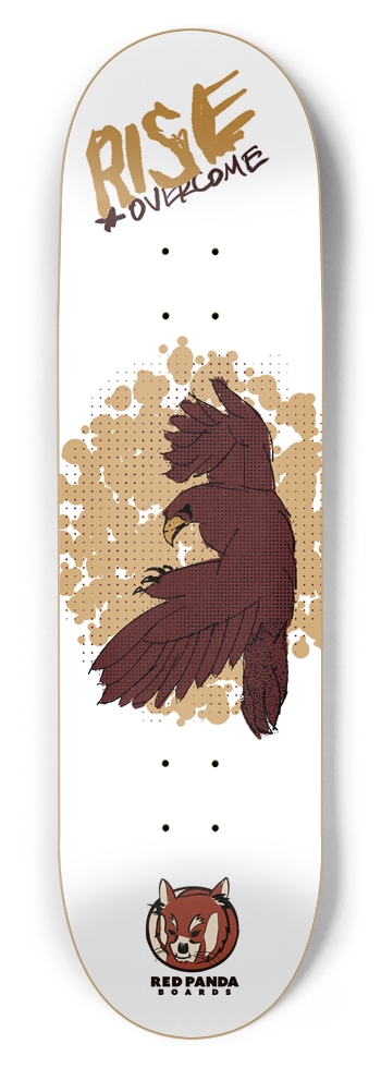 Rise and Overcome Skateboard Deck