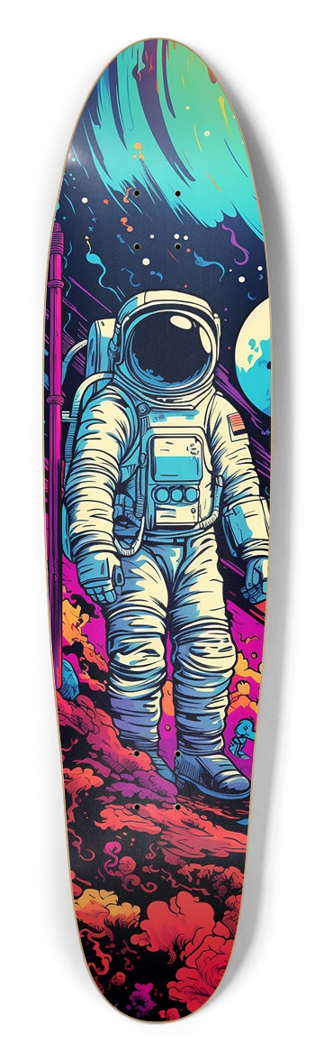 Psychedelic Astronaut Longboard Longboard Shape