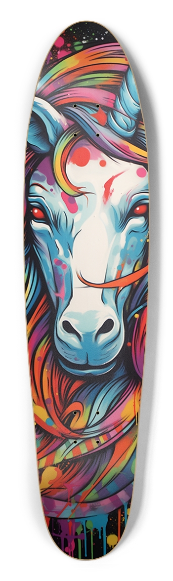 Graffiti Unicorn Longboard