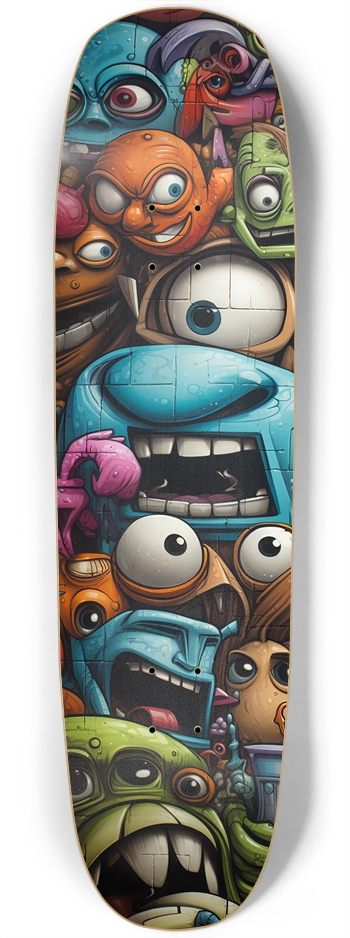 Monster Graffiti 8 3/4 Skateboard
