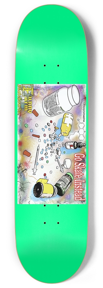 Go Skate Instead - 9.0" x 34" - Jade