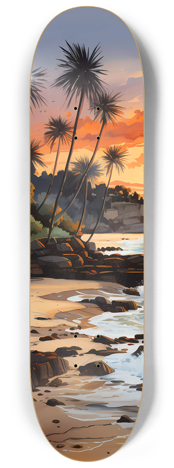 3 Deck Series - Sunset Surf #1