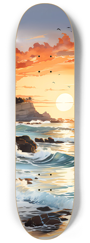 3 Deck Series - Sunset Surf #2