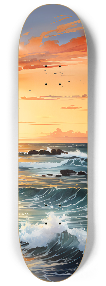 3 Deck Series - Sunset Surf #3