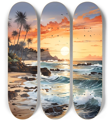 3 Deck Series - Sunset Surf