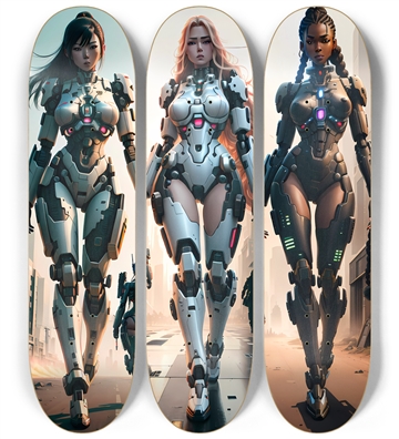 3 Deck Series - Battle Mech Girls